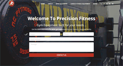 Desktop Screenshot of precisionfitness.co.za