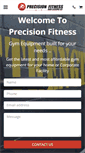 Mobile Screenshot of precisionfitness.co.za